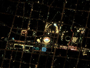 卫星视角俯瞰冬奥闭幕夜 北京又锻造了一次经典盛会