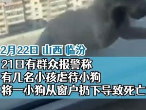 警方通报学生将狗从20楼扔下致死 学校承诺会加强对保护动物的教育